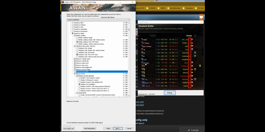 2\. Aslain's Mod-Pack