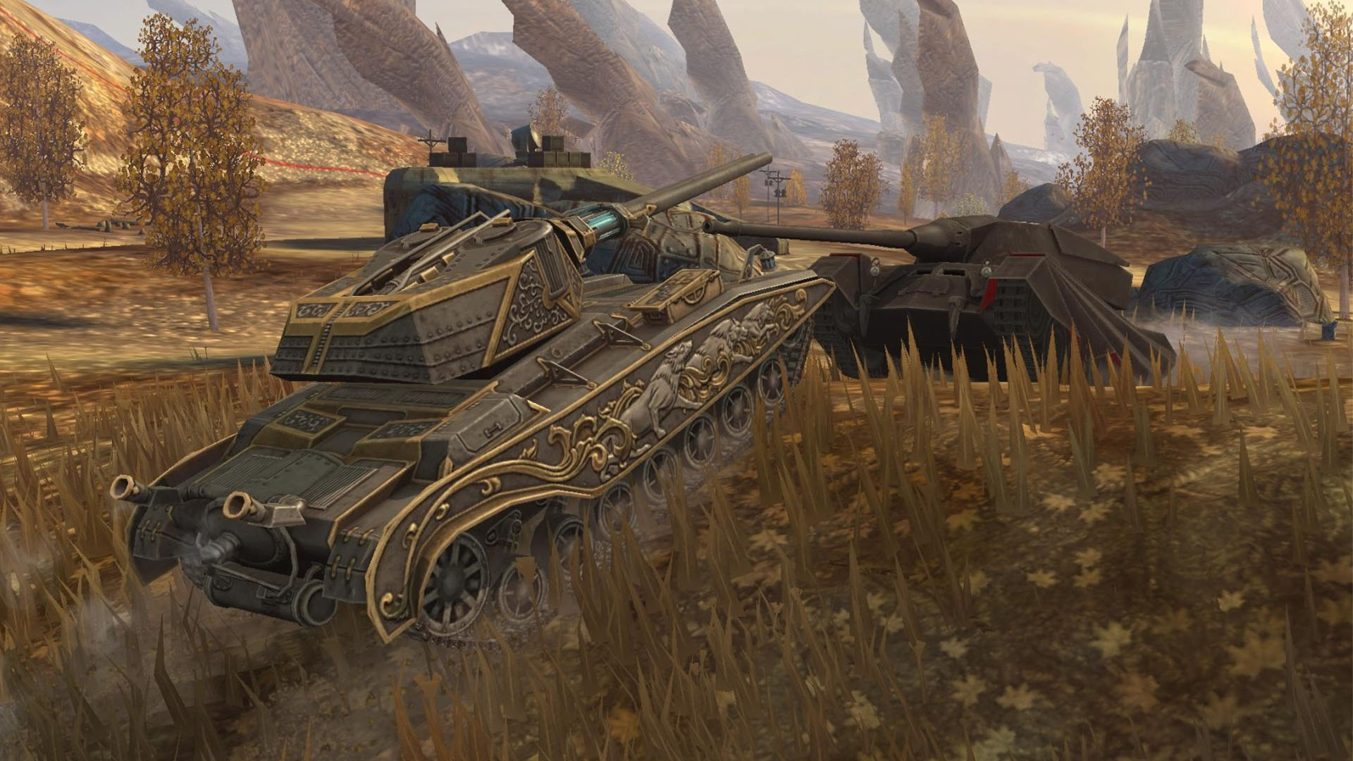 Take a screenshot in World of Tanks: Blitz