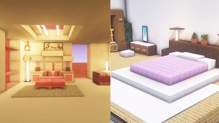 The Best Minecraft Bedroom Ideas In 2022, How To Make A Nice Looking Bed In Minecraft