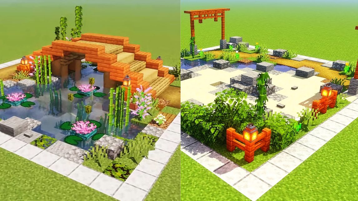 Simple Minecraft Garden