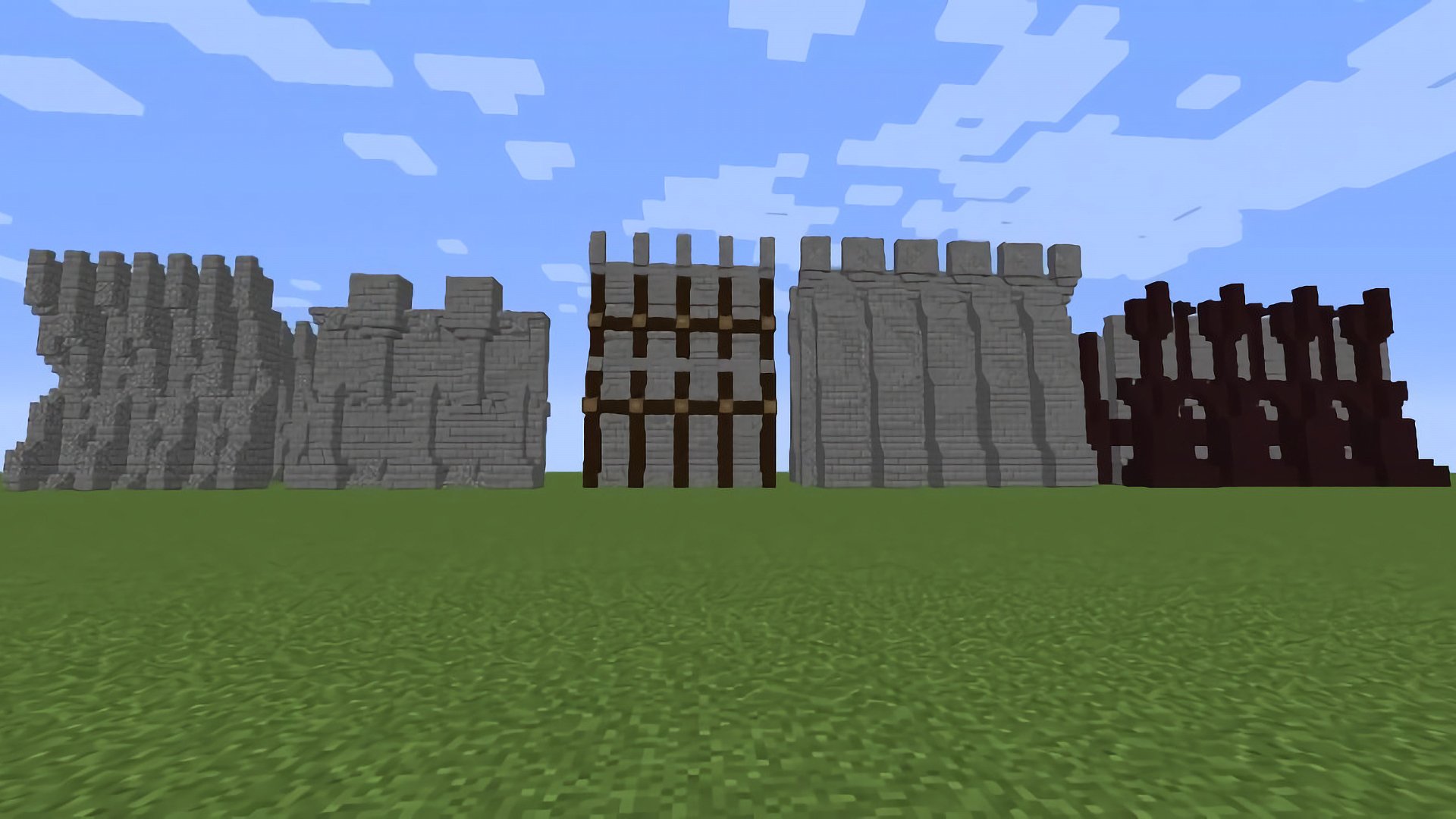 Minecraft Stone Brick Wall