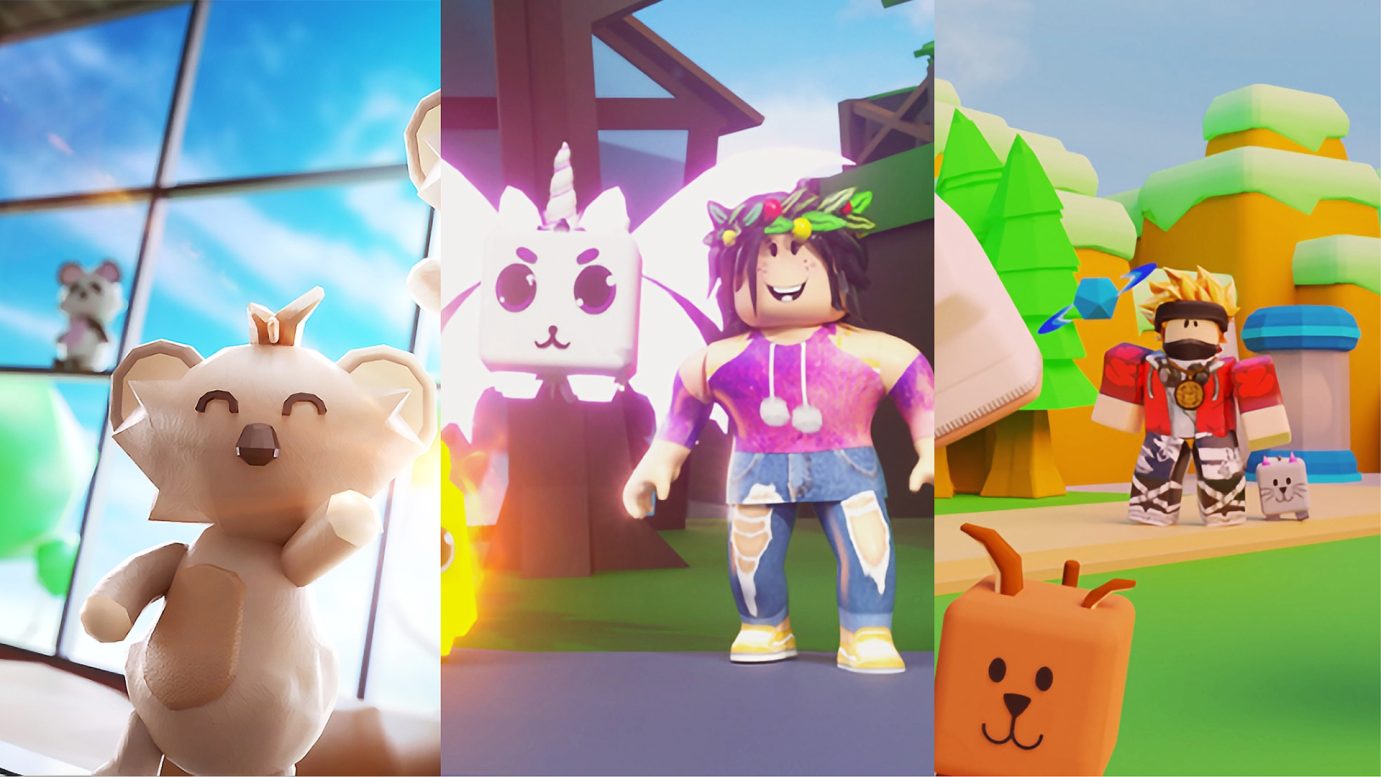 Best Roblox simulator games with pets 2024 LEVVVEL