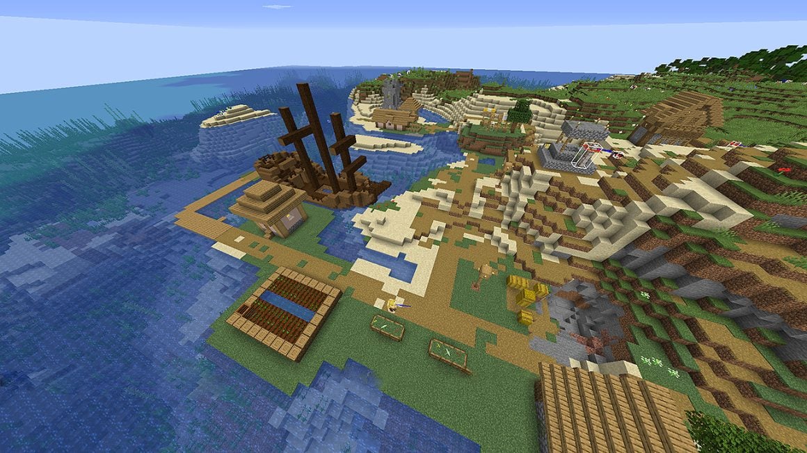 Minecraft seed for mineshaft - 🧡 Ravine, Village and Abandoned Mineshaft S...