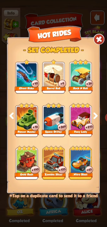 Coin Master free cards how to get all cards LEVVVEL