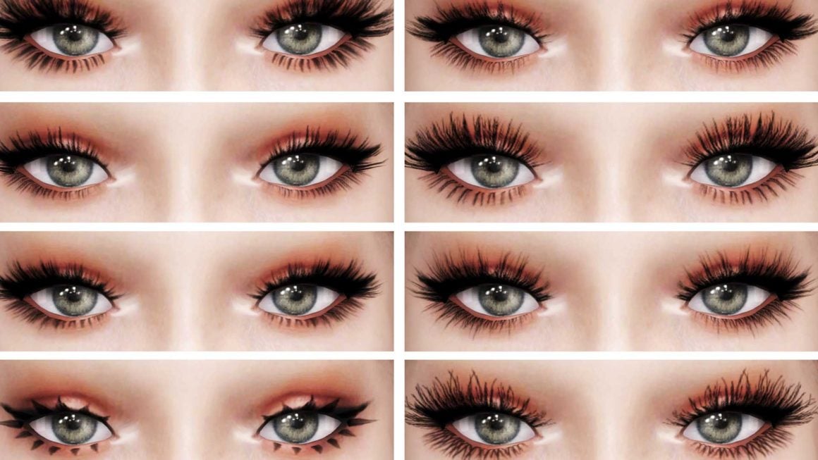 sims 4 3d cc eyelashes