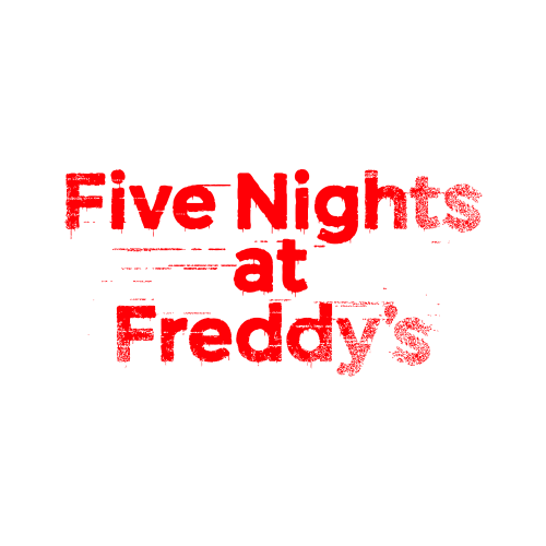 FNAF Five Nights at Freddys 2 Png Logo Red and Black (Instant Download) 