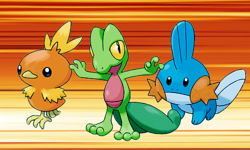 pokemon generations starters