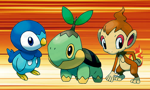 All of the starter Pokémon