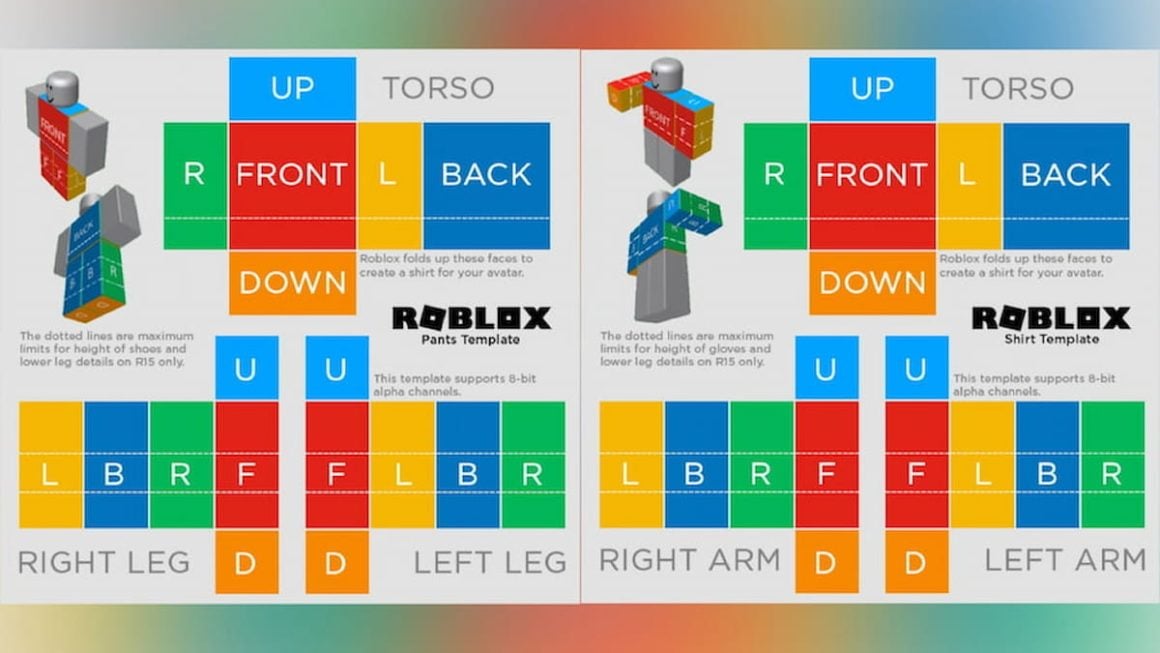 Roblox shirt template guide