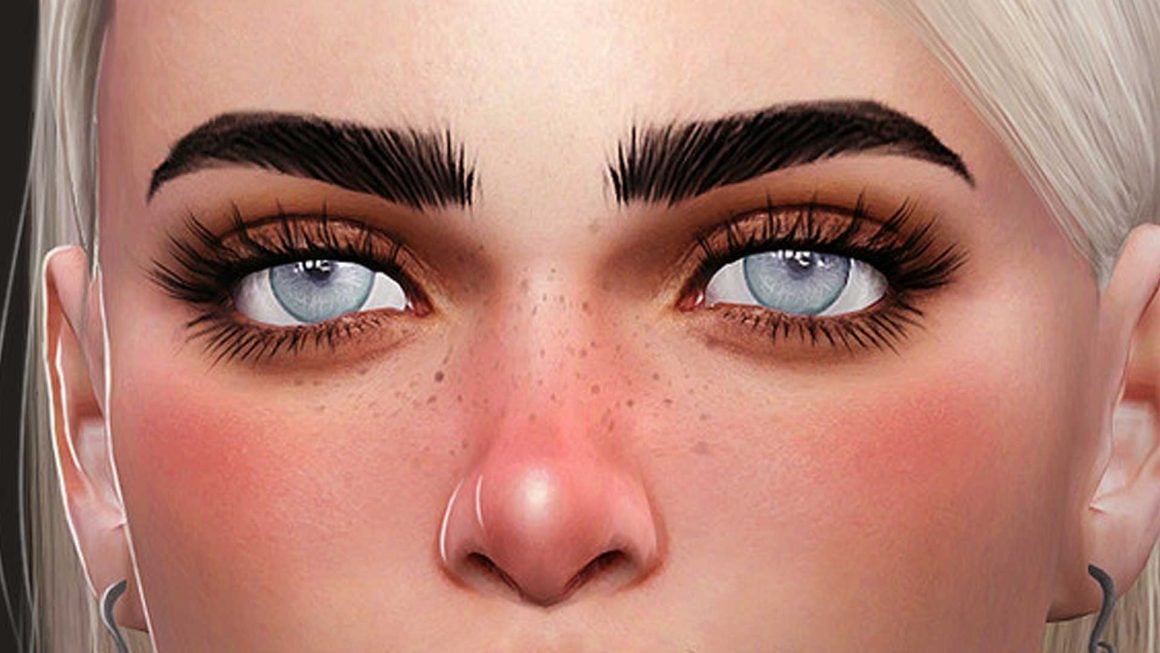 the sims 4 big eyelashes cc