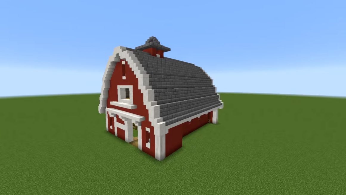 red barn minecraft