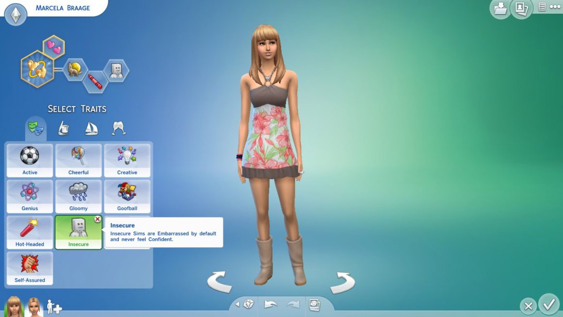 copy and paste list of traits in sims 4