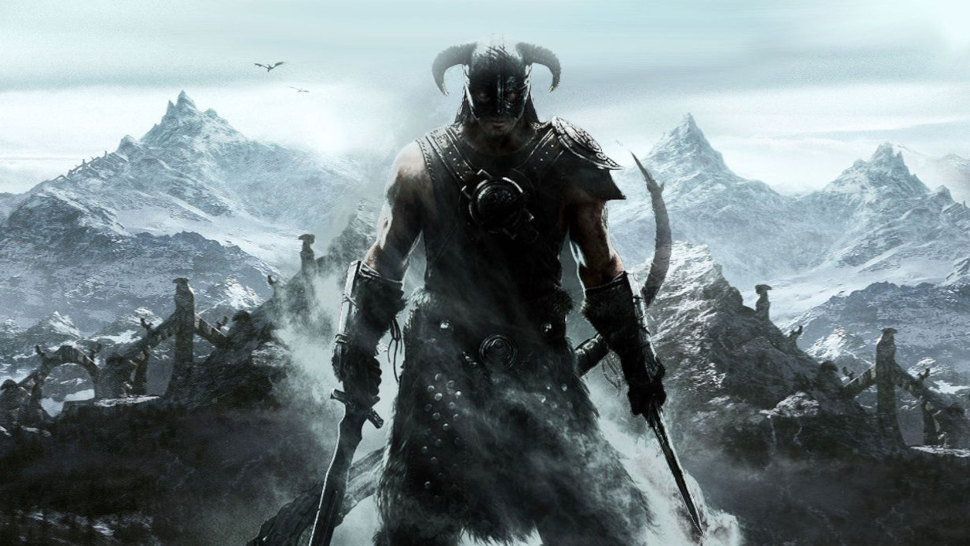 The Elder Scrolls v Skyrim Довакин. Элдер скролс 5. Арты на 2 монитора. Обои на два монитора игры.