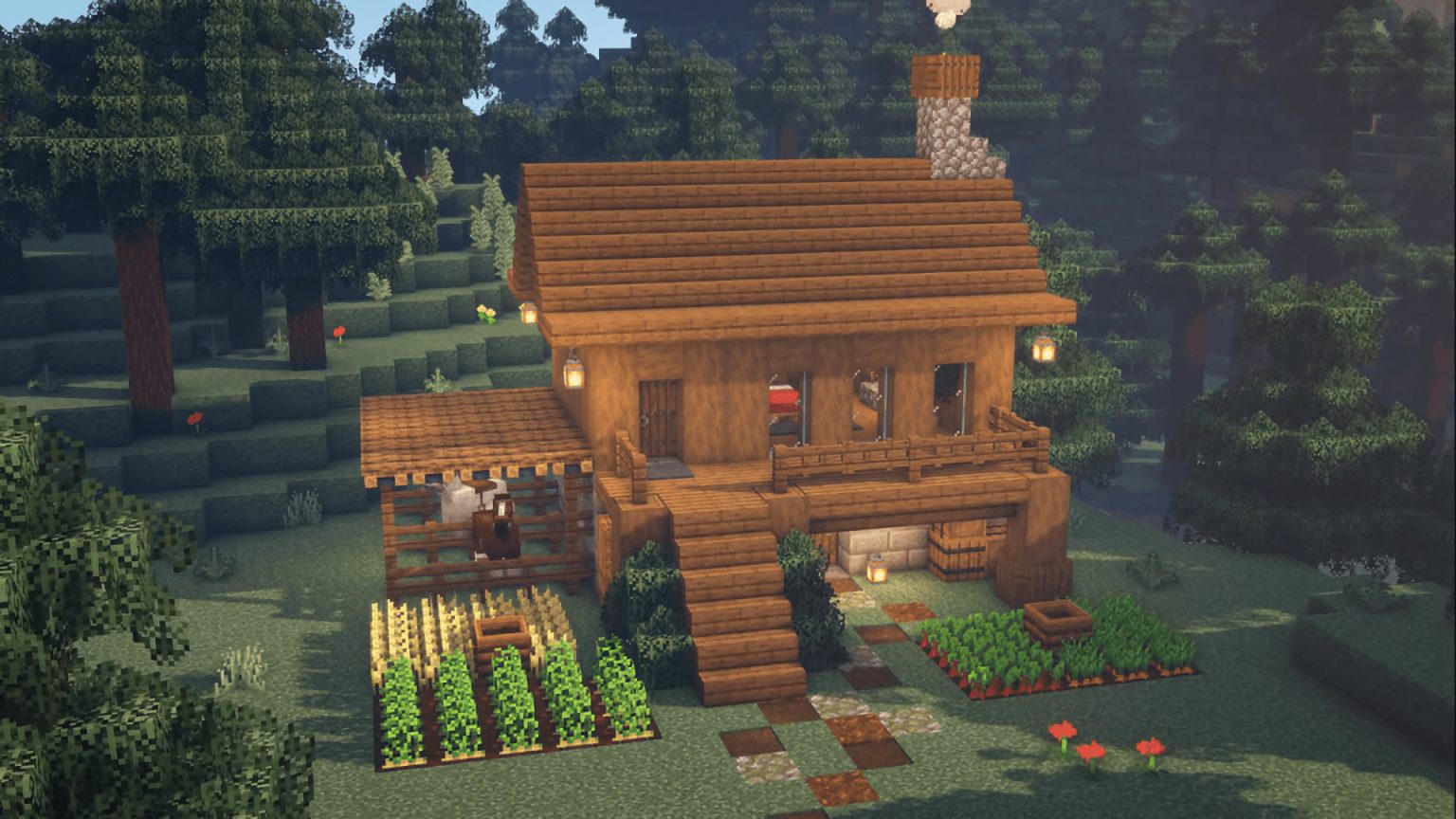 Small Minecraft Home 1536x864 