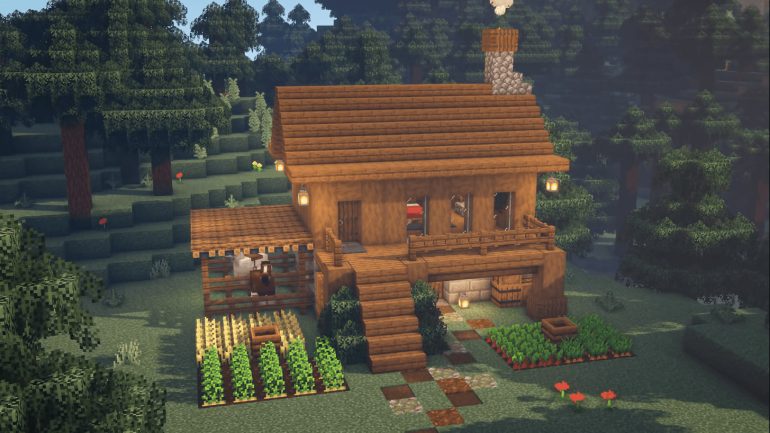 Small Minecraft Home 770x433 