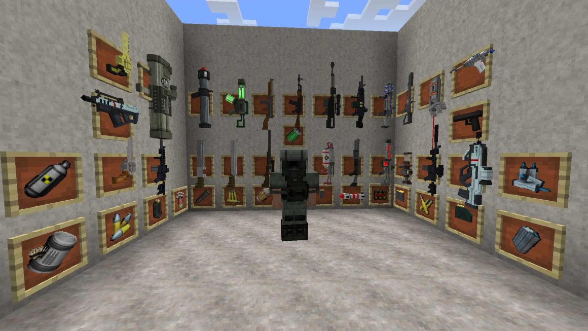 minecraft gun customization mod 1.7.10 crafting recipes