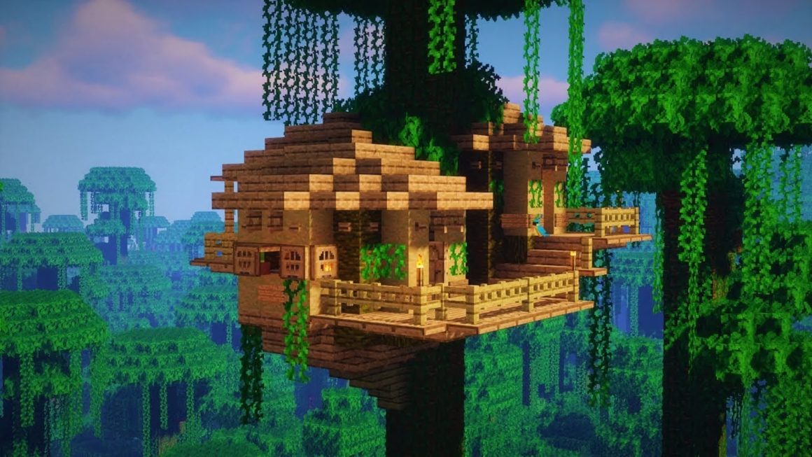 simple minecraft tree houses